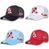 Unisex Letter Lips Embroidery Baseball Net Caps Spring and Summer Outdoor Adjustable Casual Hats Sunscreen Hat