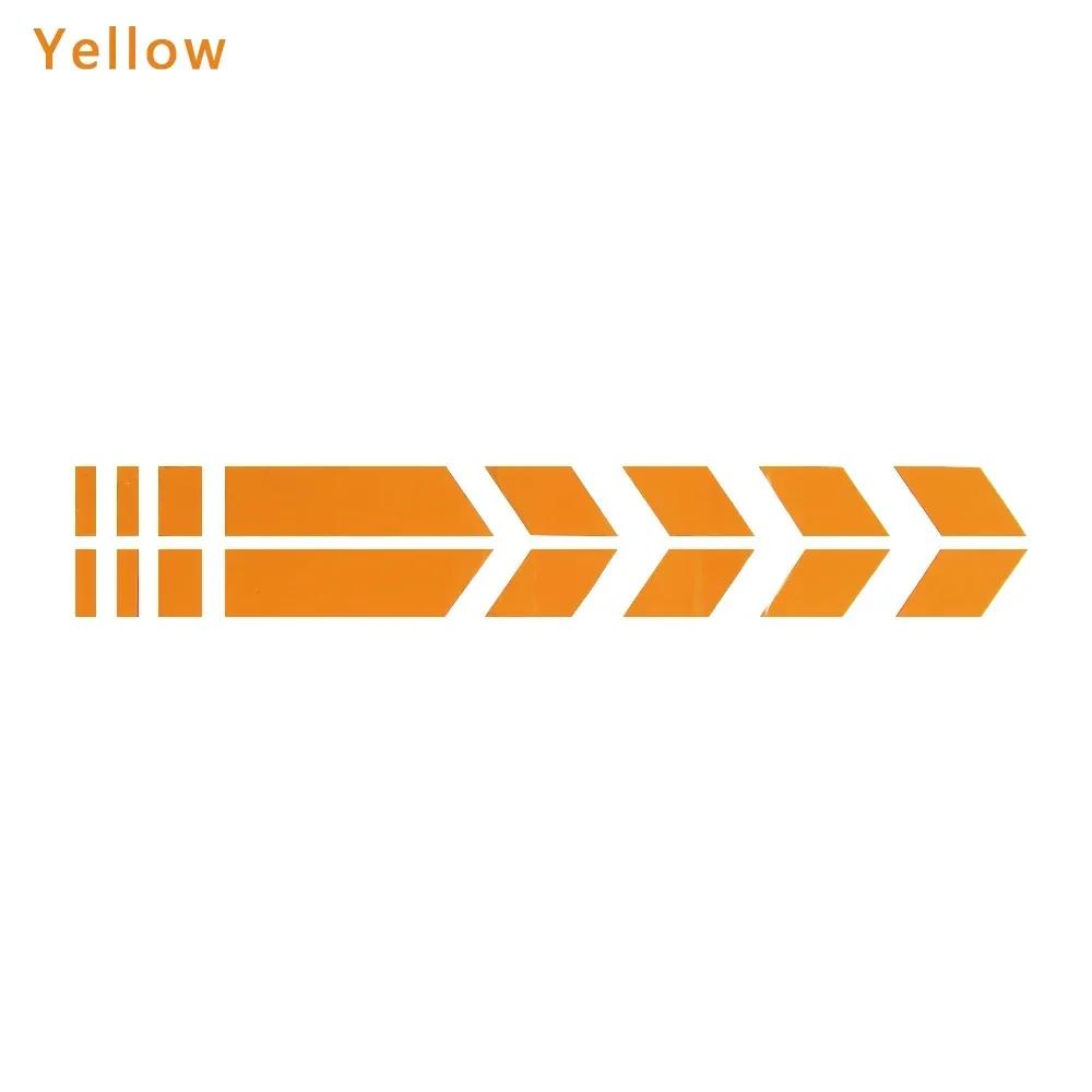 

НОВЫЕ Светоотражающие наклейки на мотоцикл Авто Мотоцикл Скутер Стрелки Полосы Наклейки на крыло Водонепроницаемое Предупреждение Украшение