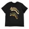 Chameleon Scientific Illustration T-Shirt Anime Clothes Summer Shirt Funny T-shirts Men T Shirts