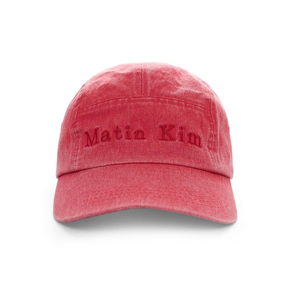 [Matinkim] Washed Camp Cap in Red FREE