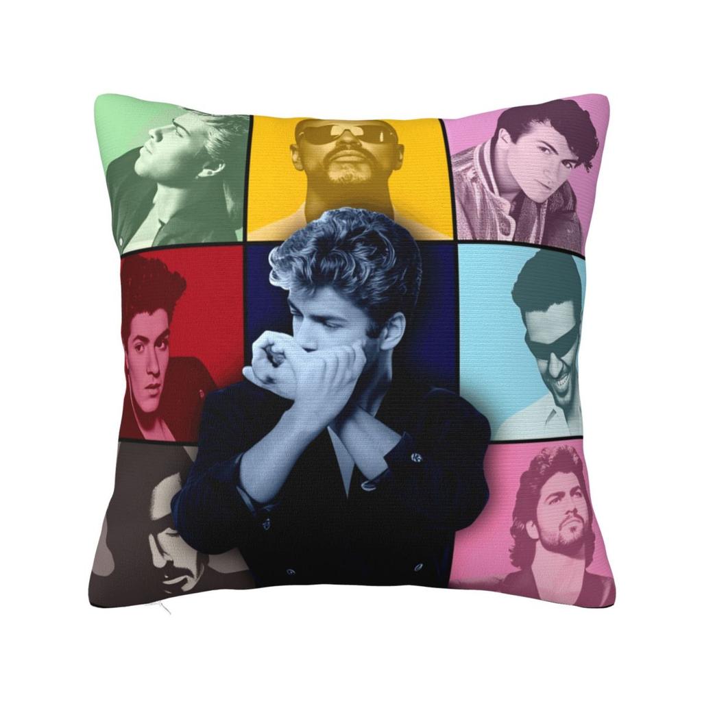 Federa Cuscino Songwriter George Michael Federa Cuscino Divertente Per Festa di Matrimonio Decorazione Casa Federa Cuscino Federe Stampate Idea Regalo