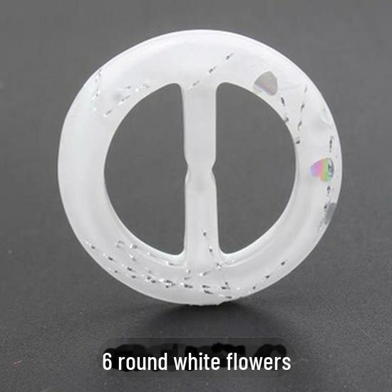 Resin Adjustable Japanese T-Shirt Knot Waist Buckle with Three-Speed Button & Scarf Clip