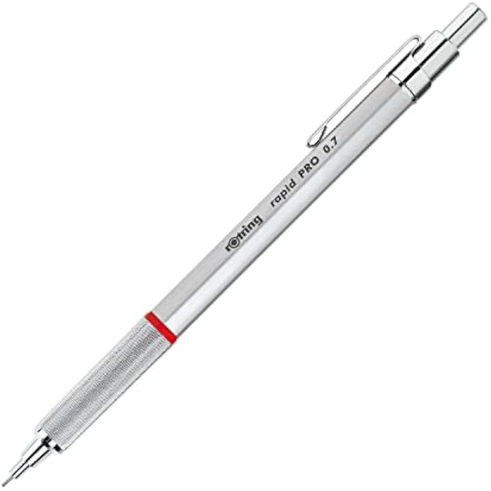 Rotring (Rotring) Mechanical Pencil Rapid Pro 0.7 mm Silver 1904-256 [Genuine Japanese]