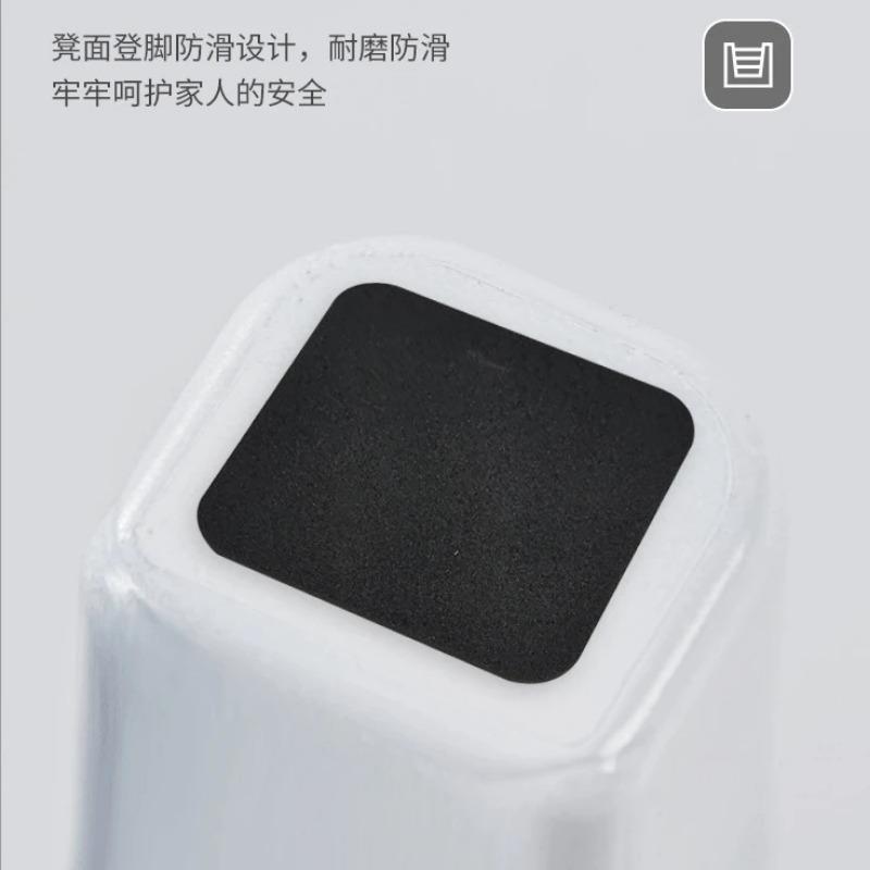 Squatting Toilet Stool Chair Non Slip Thick Household Widen Panel Sturdy Rounded Edge Easy to Wash Potty Chairs for Bathroom