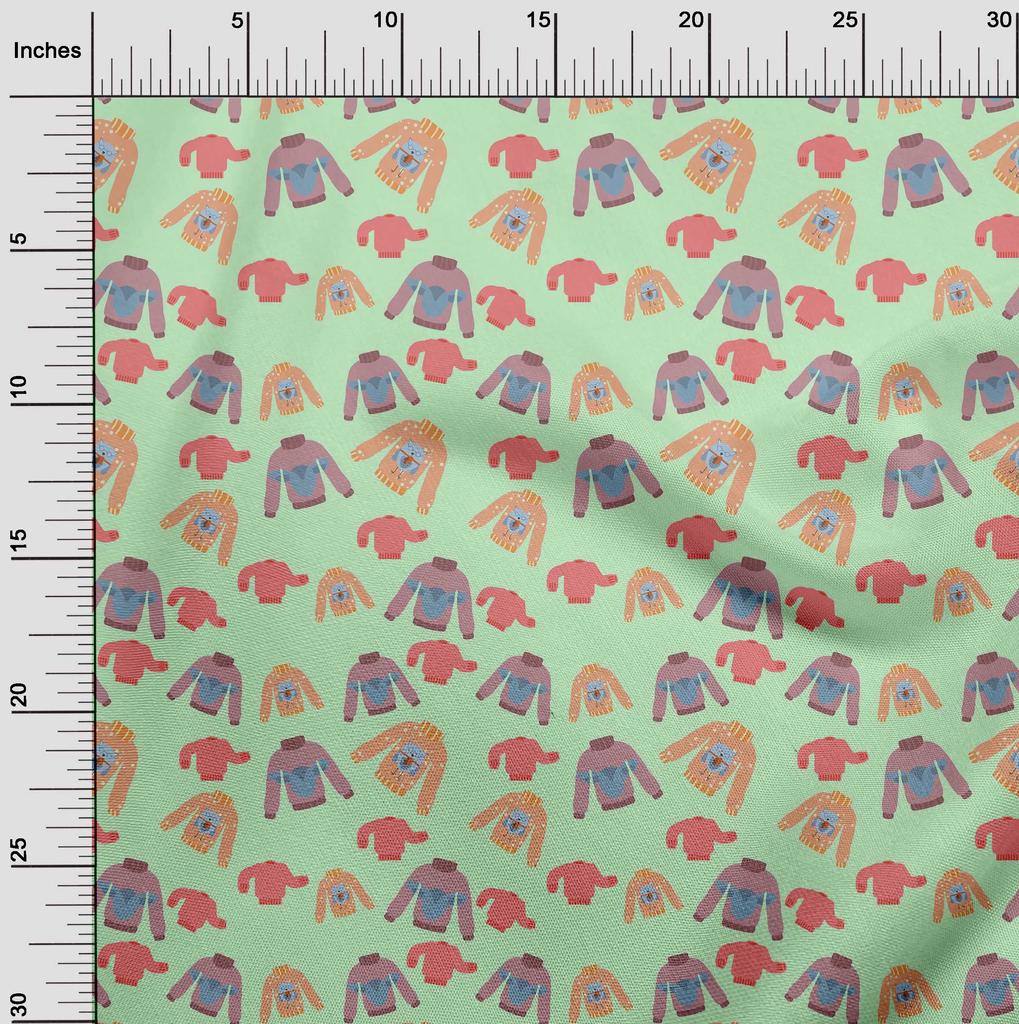 oneOone Cotton Flex Baby Pink Fabric Clothes Kids Sewing Craft Projects Fabric Prints By Yard 40 Inch