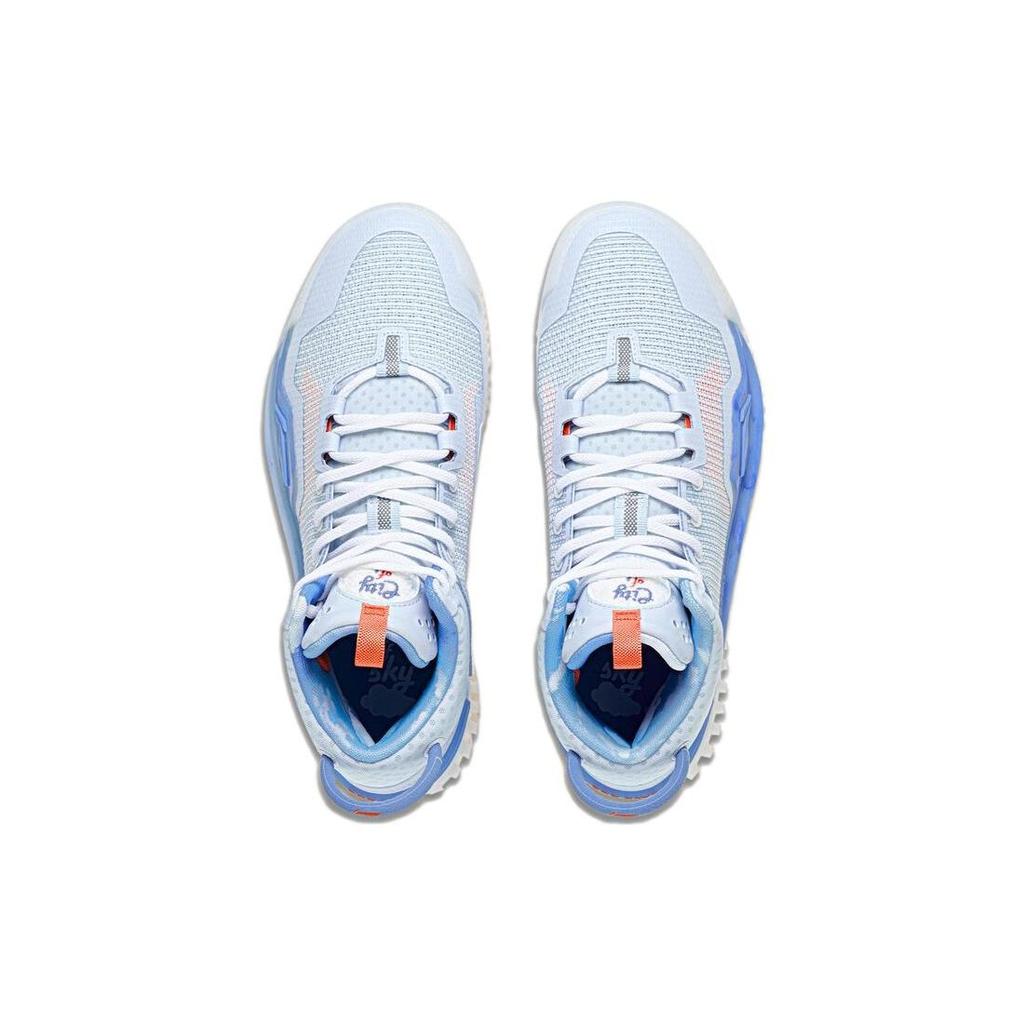 Li Ning Badfive 3 Bequeme Textil-, Synthetikleder-Rutschfeste und Atmungsaktive Mittelhohe Basketballschuhe Herren ABFT005-5