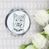 Shiba Inu, Japanese Small Size Dog – Pocket mirror with a dog, personalized mirror for a purse | Art-Dog