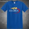 US Open Tennis Grand Slam Men's Blue Size S To 5XL