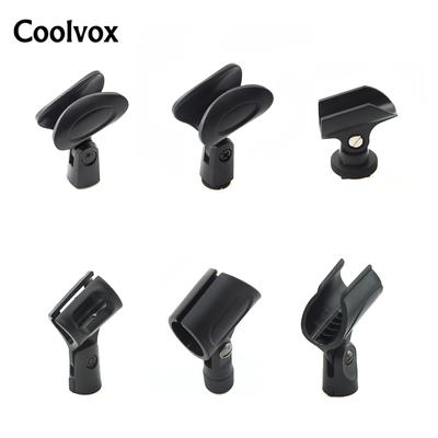 Microphone Clip for Mic Stand - Essential Accessory for Audio Recording, Interview Microphone Clip Hot Shoe Boots  For Camera Light Mic Holder
