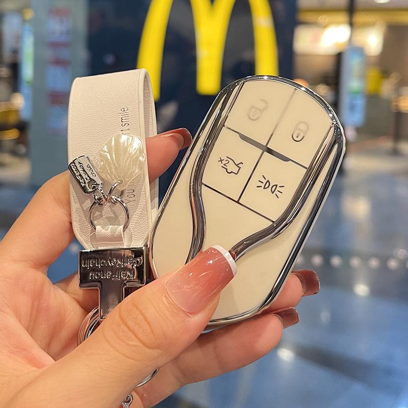 High-Grade Maserati Key Case for Women - Levante & Ghibli Models