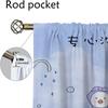 Curtains for Living Room Curtain for Room 2 Panel Warm Happy Little Things Halloween Decoration Home Interior Curtains Partition