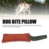 Teething Bite Stick Genuine Leather Tug Toy Dog Training Stick  Pet Daily Entertainment
