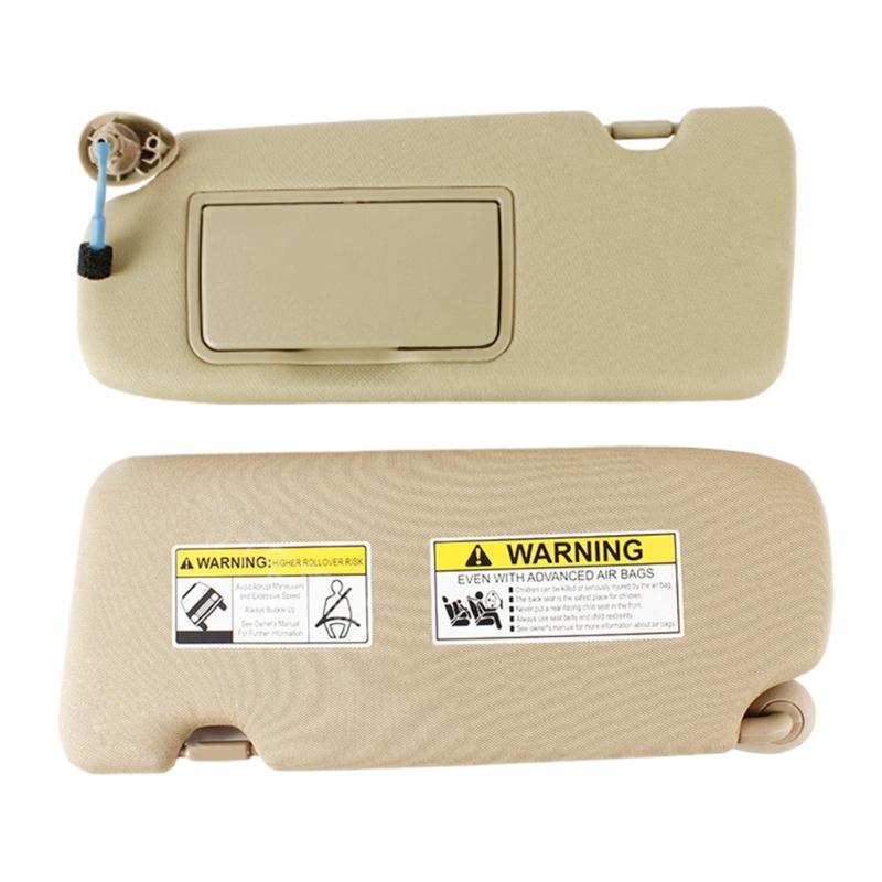 Car Inside Sunvisor Front Left Right Sunshade Sun Visors with Led Light 83280-TLA-A12ZB Replacement Parts