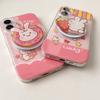 Apple Mobile Phone Case 17 for iPhone16promax Magnetic Mobile Phone Case Girl Pink Bow