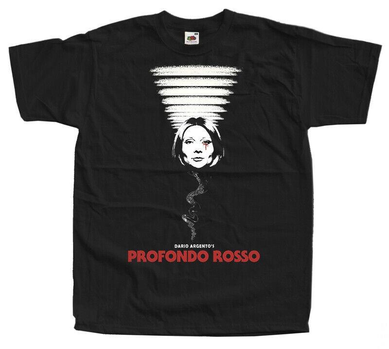 

Profondo Rosso V1 Dario Argento постер фильма ужасов 1975 года, футболки унисекс