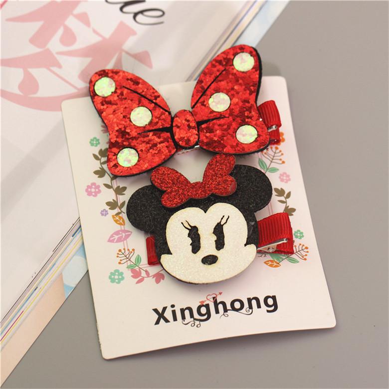 Cute Cartoon Princess Girls Kids Hair Clips Hairpins Accessories For Children Hair Bow Barrette Hairclip Headwear Headdress
