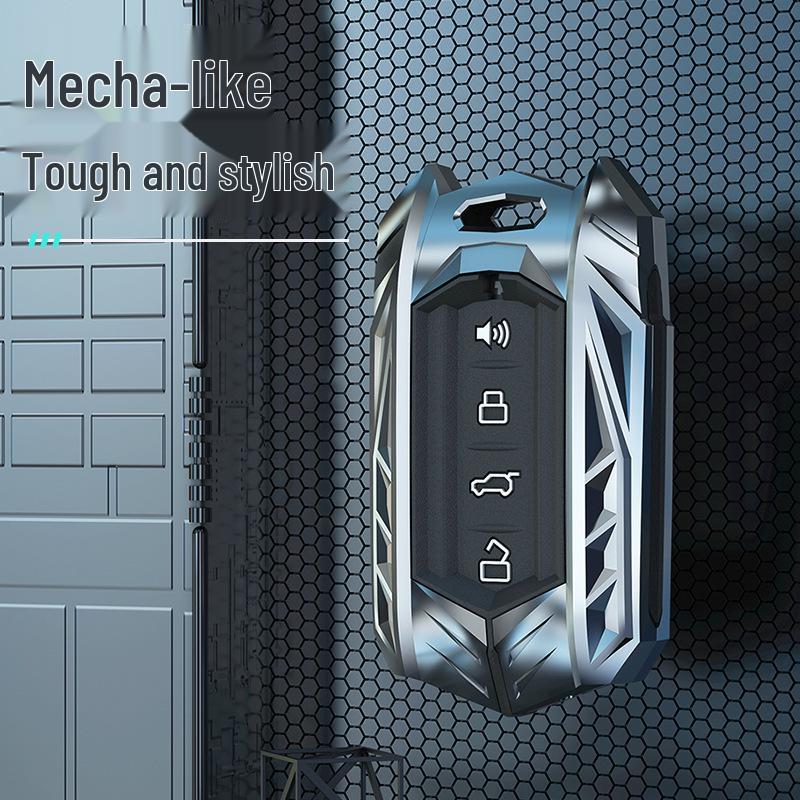 21 Tank Key Shell: Signal-Friendly Tank 300 Silicone & Zinc Alloy Car Key Cover