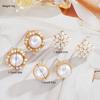 6 Pcs Fashion French Pearl Stud Earrings Set for Women Fashion Elegant Geometric Round Earring Banquet Daily Jewelry Gifts 2026