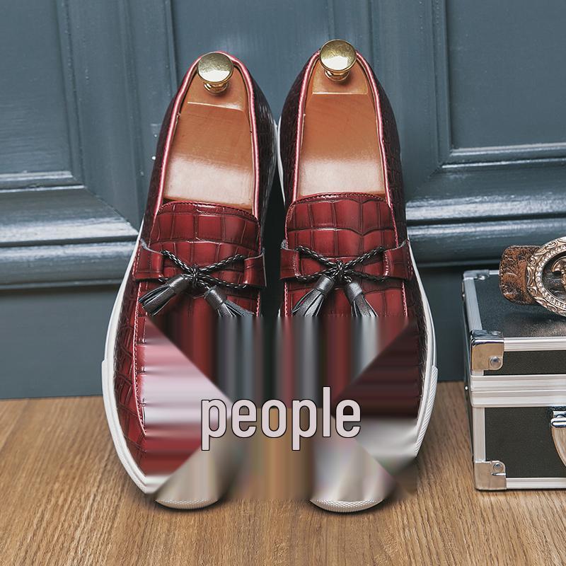 Men's Plus Size Tassel Slip-on Loafers - British Casual Fashion Summer Shoes
