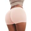 Solid Color Tight Elastic Hip-wrapped Leggings, Multi-color Yoga Shorts, Anti-light Women's Pants
