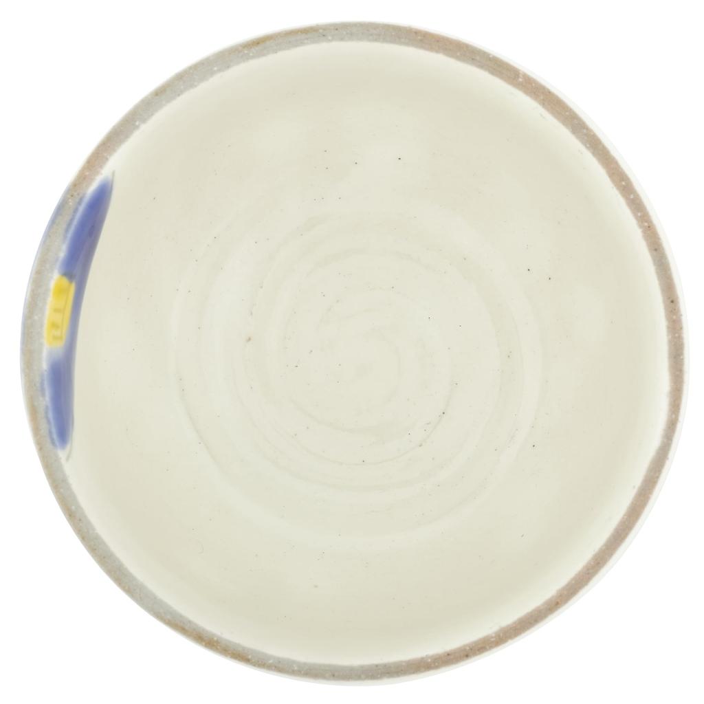 Tatara Ippuku Mini Matcha Redondo Camelia Cerámica Hecho en 21222 Cuenco, Cuenco, 270cc, Diseño, Azul, (Impermeable), Japón,