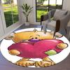 Diddl Custom Name Round Area Rug,Carpet Rug for Living Room Bedroom Sofa Playroom Decor,Non-slip Floor Mat