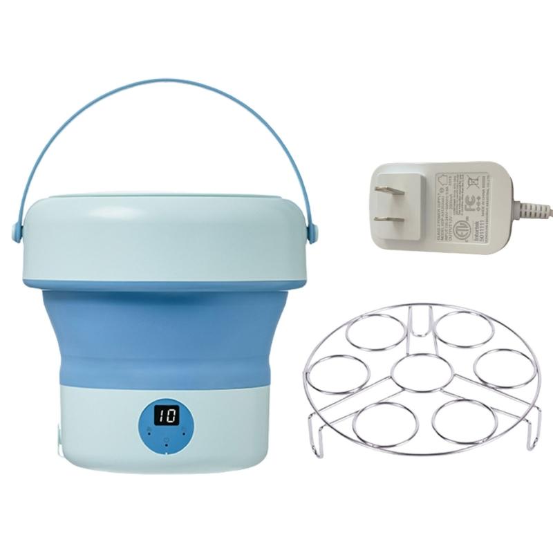 Portable Folding Miniature Dishwasher Dishwashing Machine Turbocharged Water Flows Dish Washer for Apartments Camping