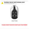 Metal Car Key Cover Fob Case Shell For Maserati Levante Ghibli Quattroporte Gt Granturismo Grancabrio Keychain Accessories