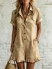 European & American Women's Sleeveless Solid Jumpsuit with Stand-up Collar - Casual and Loose Fit (2026 New Style)