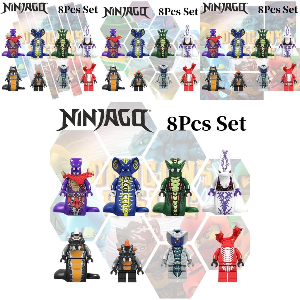 Ninja Serie Kinder Bausteine A025-032 DIY Kunststoff Konstruktion Kleinteile Typ