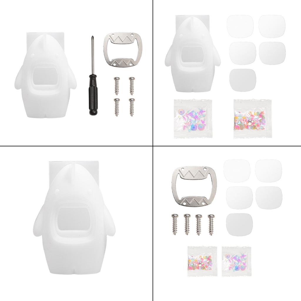 Handcrafting Materials Set Bottle Opener Silicone Molds Set Silicone Crafting Mold Metal Tool Flowing Sand Materials Set