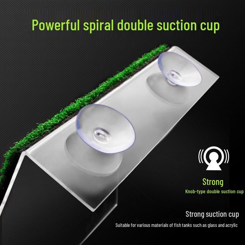 Turtle Tank Basking Platform with Climbing Slope and Ladder for High Water Levels