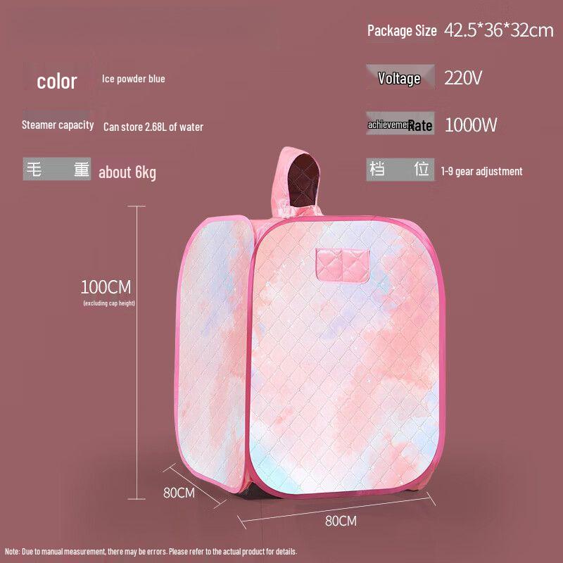 New Foldable Home Sauna: Full Body Sweat Steam Box for Postpartum Recovery