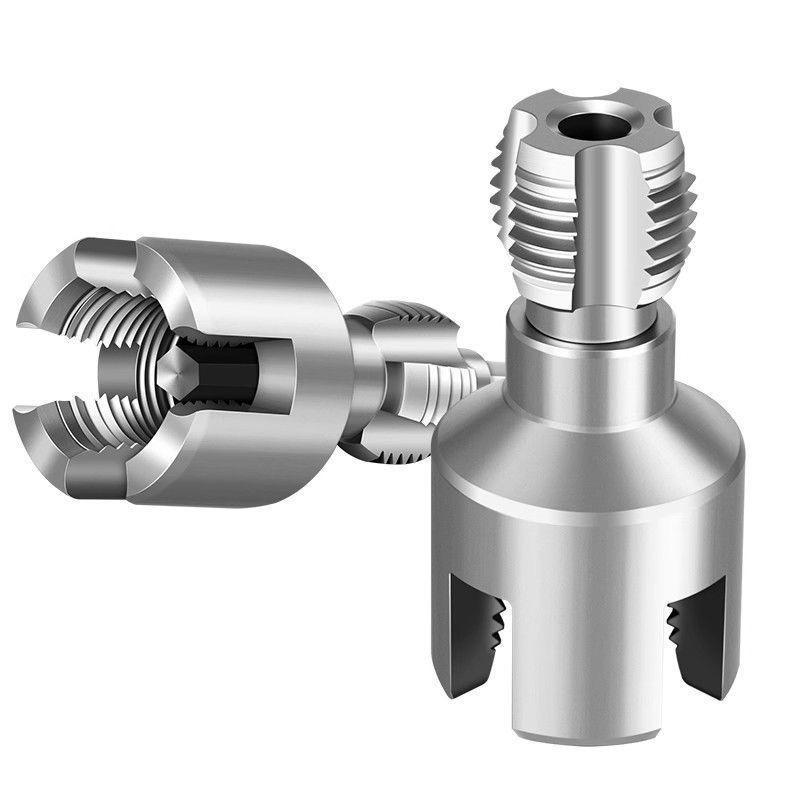 Water Pipe Threader 4/6 Points Internal External Threading Tool PPR Pipe Thread Opener Tap Tapping Kit Plumbing Repair Tool