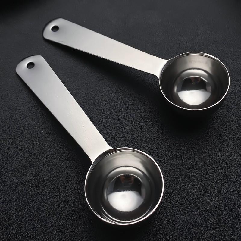 Stainless Steel Measuring Spoons Set 5ml 10ml 15ml 20ml Coffee Powder Milk Baking Kitchen Tools