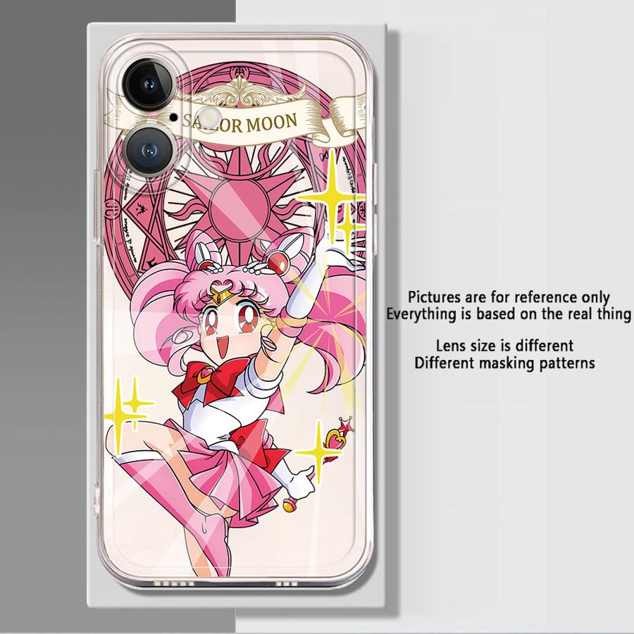 Sailor Chibi Moon Case for iPhone 17 Pro Max 16 XR 13 Pro Air 15 XS Max 14 Plus 11 12 Mini 7 8 Soft Phone Cover
