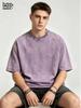 Tričko s kyselinovým praním Potisk Retro Punkové tričko Pro muže Ženy Dospělé 100% Bavlna Harajuku Ležérní Volné Streetwear