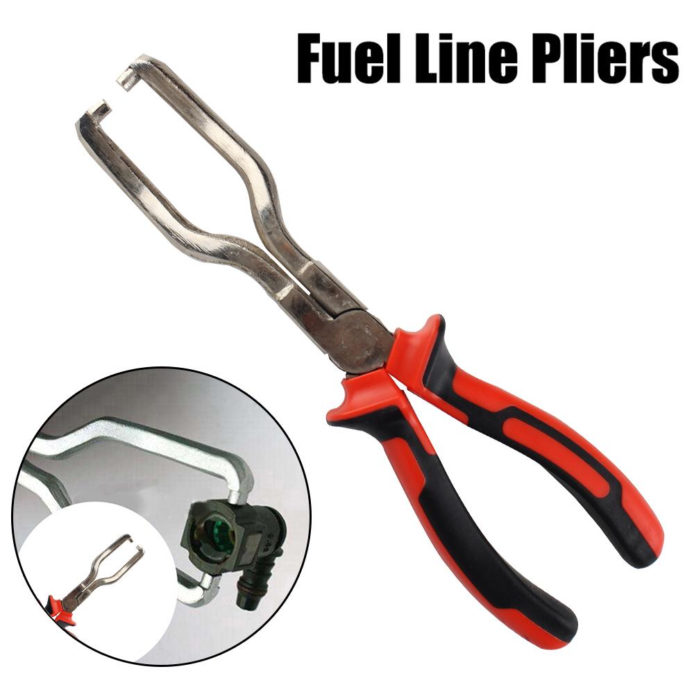 Filter Hose Release Disconnect Gasoline Pipe Joint Fittings Calipers Special Petrol Clamp Steel Car Repair Tool Removal Pliers Fuel Line Pliers