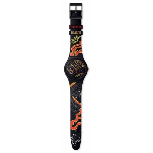 Swatch Dragon In Wind Pay! New Gent Watch SO29Z137-5300