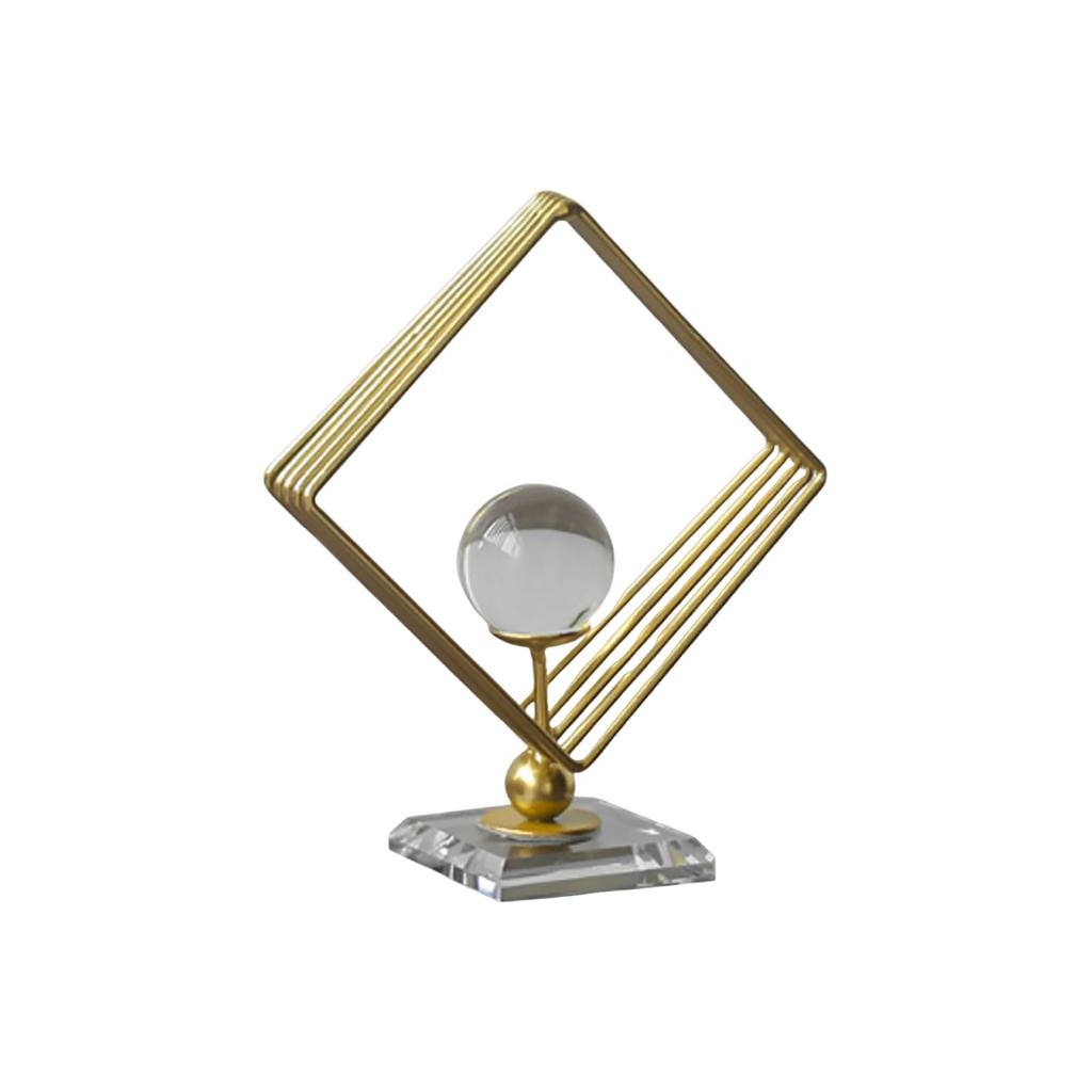 Kreative Eisenkunst Kristallkugel Kunst Ornament Licht Luxus Weinschrank Eingang TV-Schrank Wohnzimmer Wohnungseinrichtung