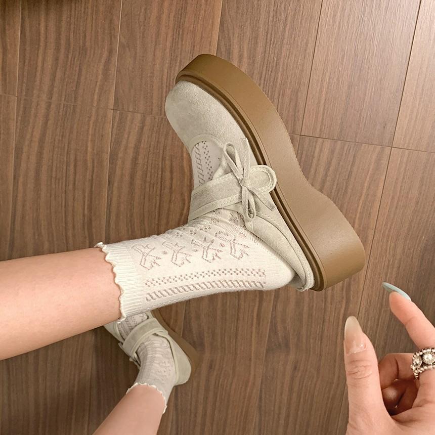 Retro French white thick-soled light-mouth cool single shoes women's summer 2025 new models with skirts to increase the height of round-head Mary J