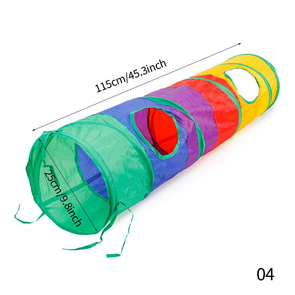 

Игрушки туннели для домашних кошек Складной туннель для тренировок домашних питомцев Интерактивная забавная игрушка для кошек, кроликов, мелких животных Игровой туннель-труба 04