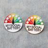 Mood-Changing Energy Brooch: Slidable Power Badge for Men & Women – Expression Pin Clothing Accessory