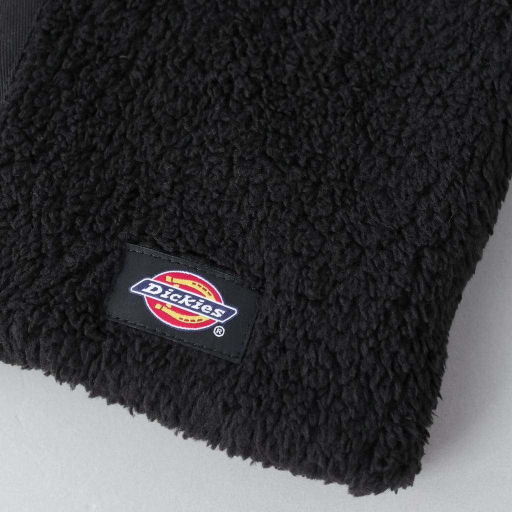 Dickies Micro Boa Snap Neck Scarf for Men and Warm and Cold Weather In Size 166 Warmer/Snood Women, Winter, Black,