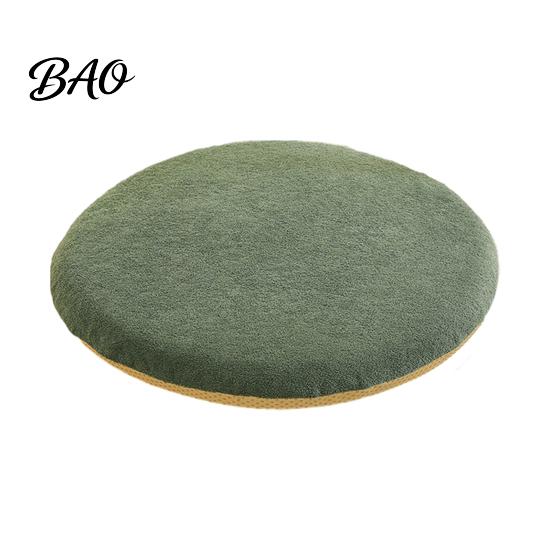 Comfortable Memory Foam Pad Chair Pad, Dining Cushion with Ties, Anti-slip Bottom, Washable Office Cover, Soft Thick Warm Seat for Autumn Winter Teddy