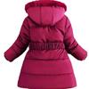 Girls Warm Winter Coat Fleece Lined Thick Long Jacket Kids Outerwear