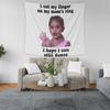 Aertemisi I Cut My Finger on My MomS Ring I Hope I Can Still Dance Tapestry Wall Hanging Art for Bedroom Living Room Decor