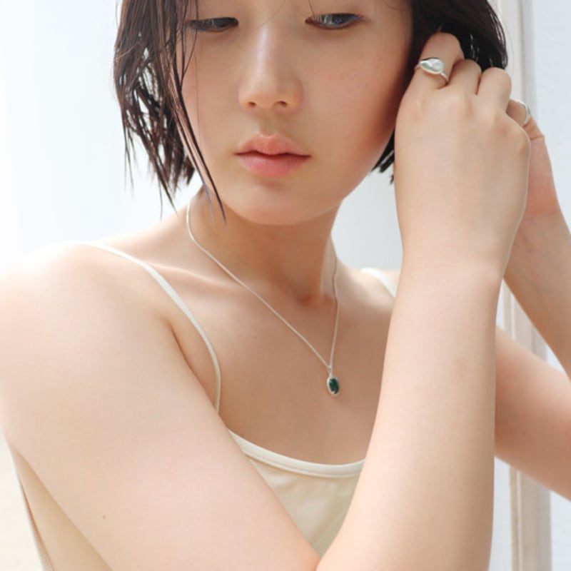 

pine mini stone ring No. 7