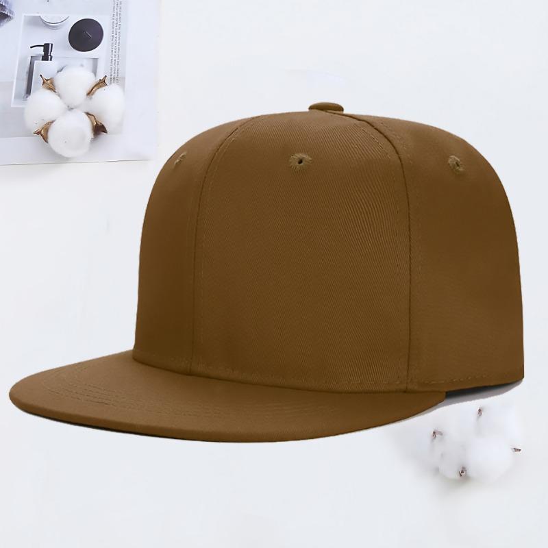 Hip Hop Flat Rim Hat Embroidery Summer Travel Shade Street Dance Flat Rim Hat Men
