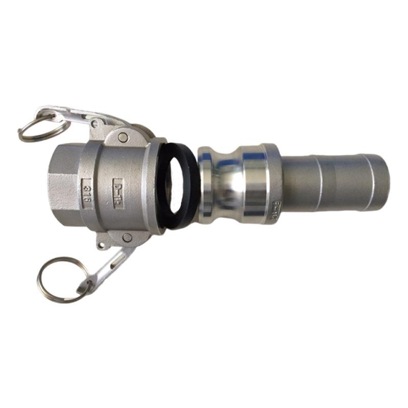 1-Inch Stainless Steel 304 Snap-on Quick Connect Hose Barb for Oil/Water